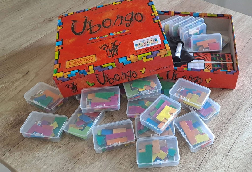 Zestaw Ubongo z 24 indywidualnymi kompletami dla uczniów